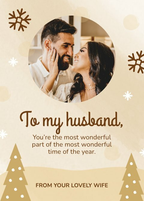 Merry Christmas to Husband