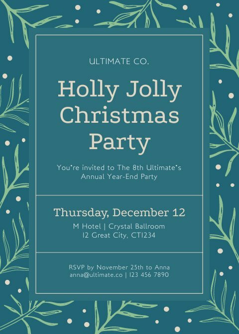 Holiday Party Invitation