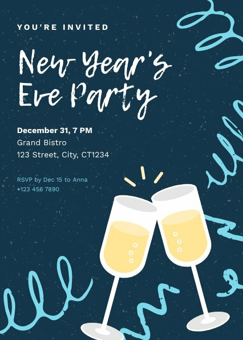 New Years Eve Party Invitations