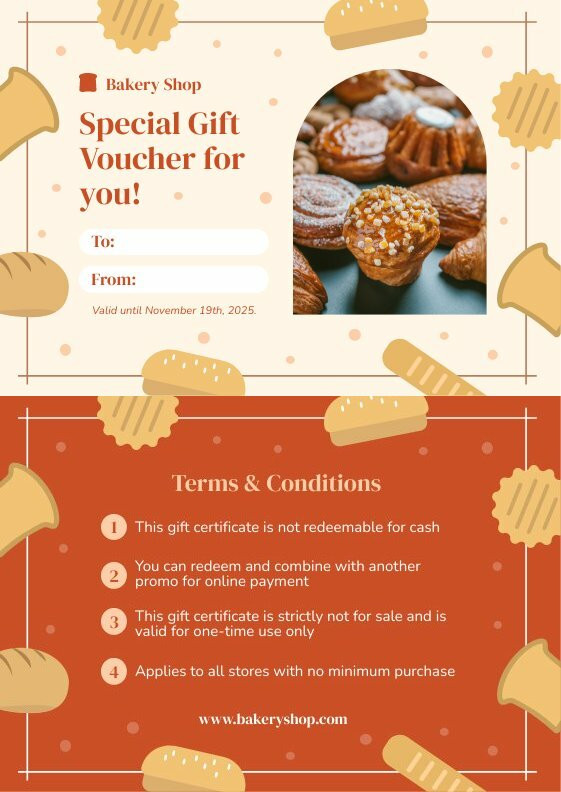 Bakery Gift Certificate