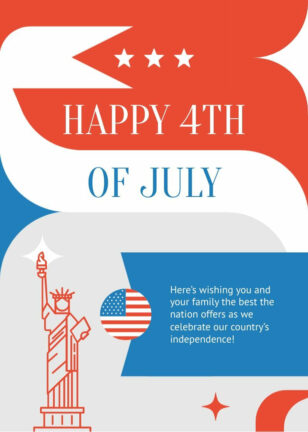 Modern 4th of July Greetings