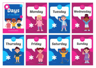 Days of the Week Flashcards