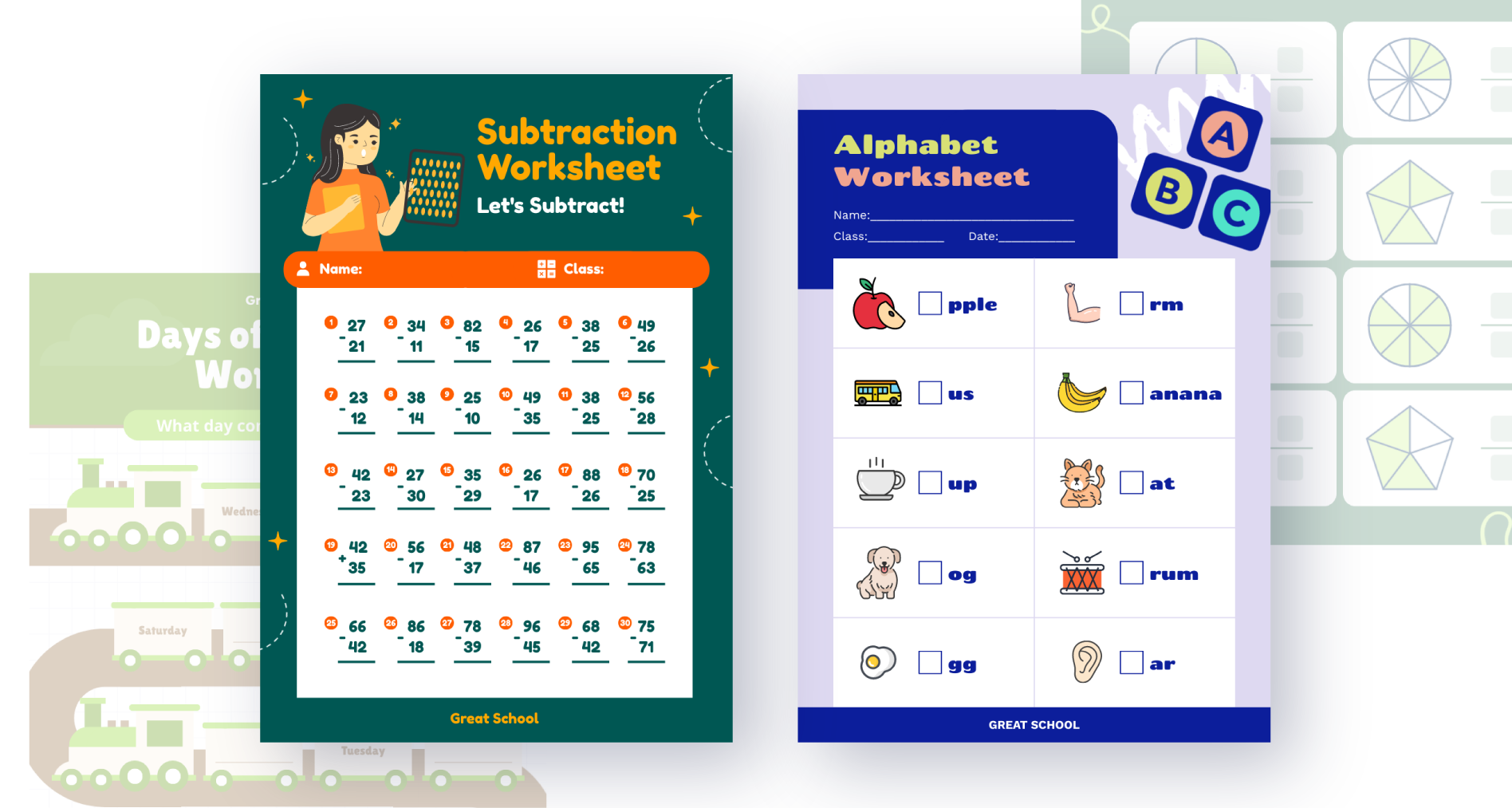 Worksheet Templates