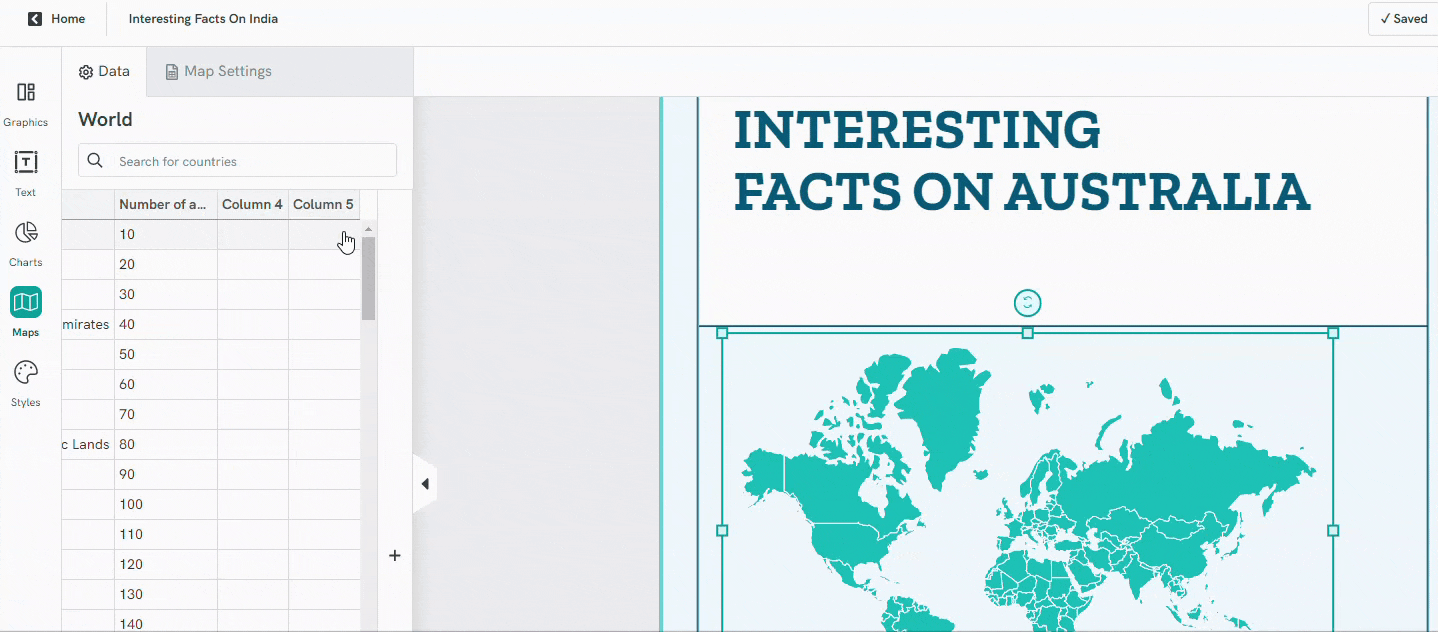 edit your map with up to date information