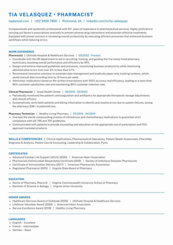 Minimalist ATS Resume