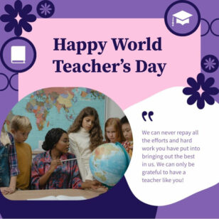 Happy World Teacher’s Day Instagram Post