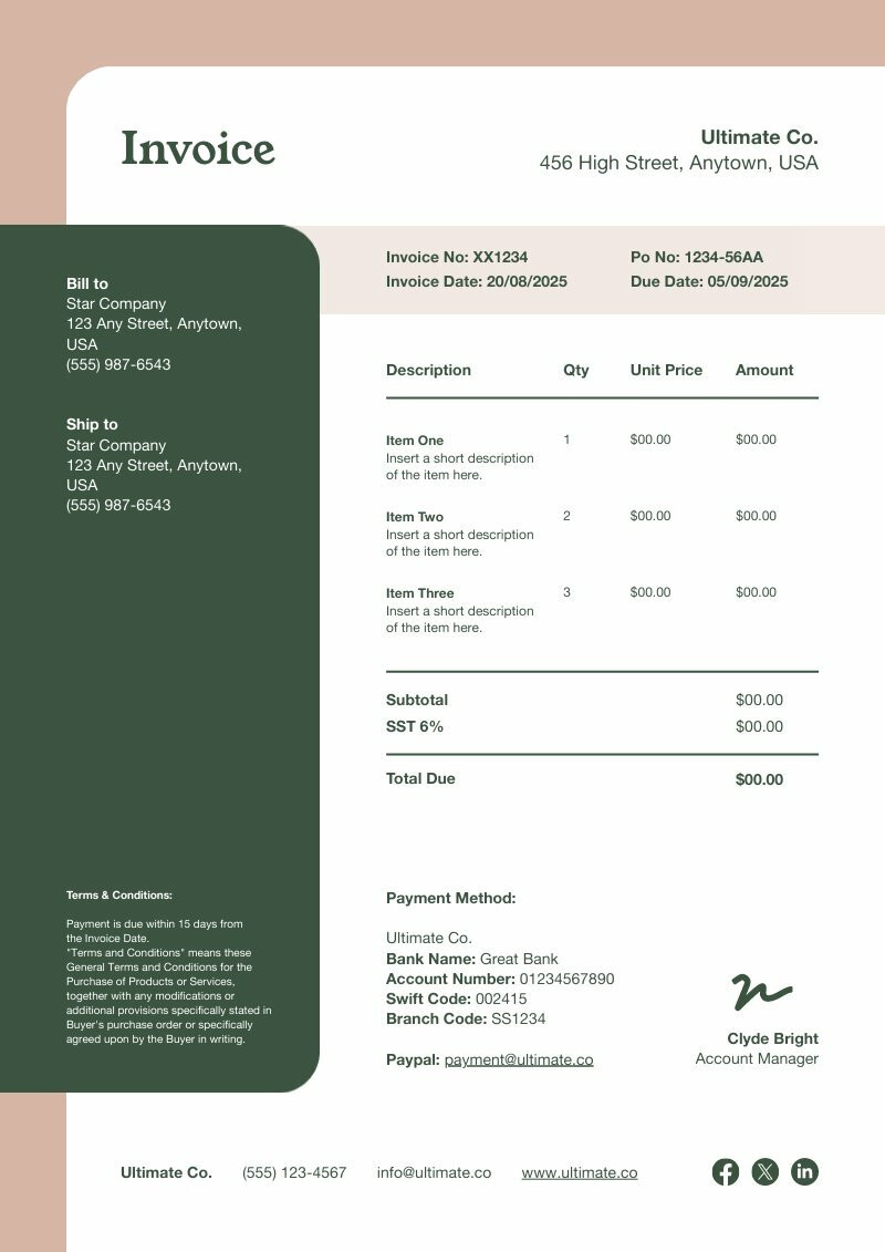 Modern Invoice