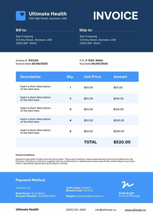 Medical Invoice