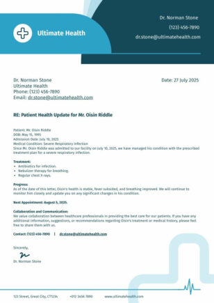 Modern Medical Letterhead