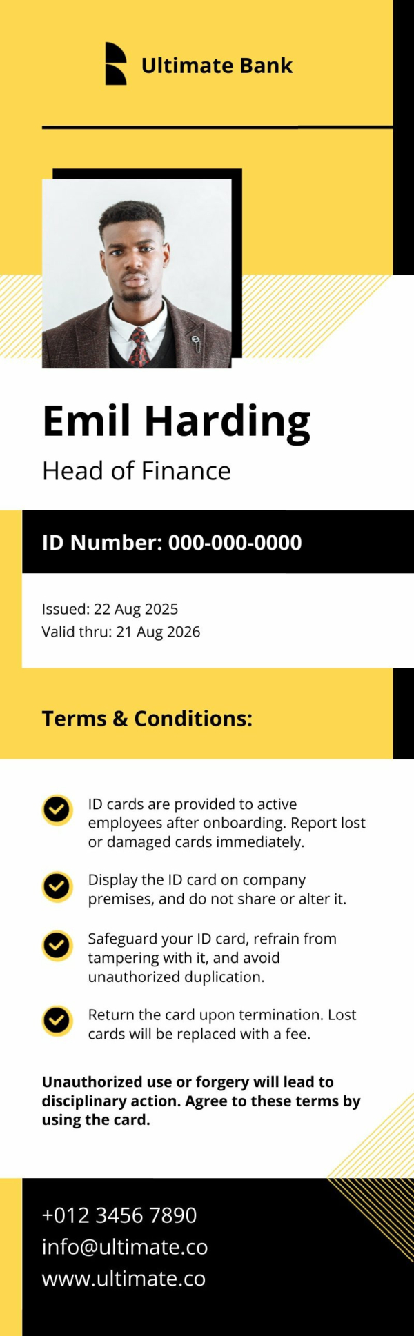 Bank ID Card