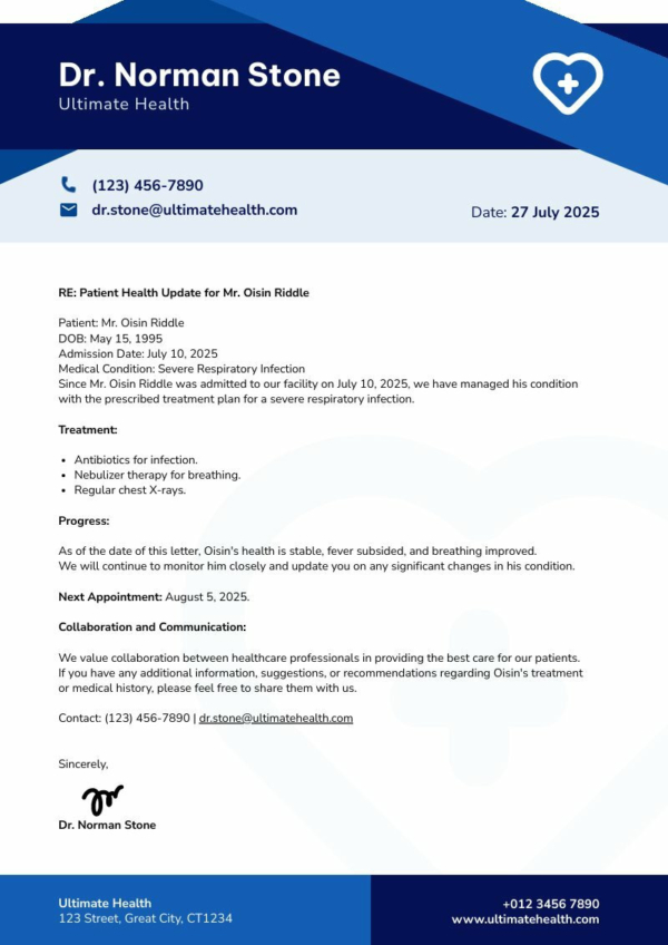 Doctor Letterhead