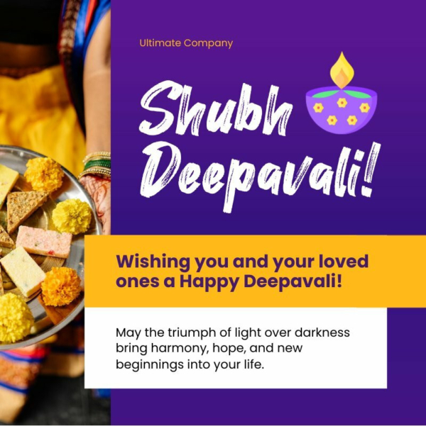 Shubh Deepavali Instagram Post