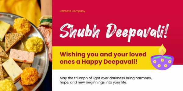 Shubh Deepavali Twitter Post