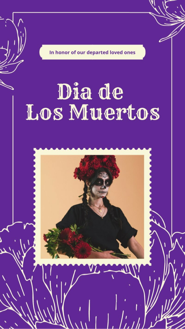 Dia de Los Muertos Instagram Story