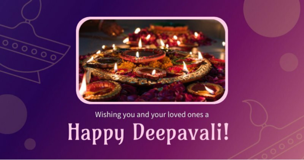 Happy Deepavali Facebook Post