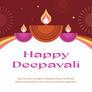 Deepavali Wishes Instagram Post