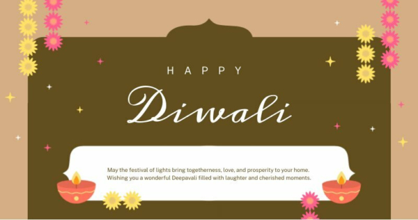 Wish You a Happy Diwali Facebook Post