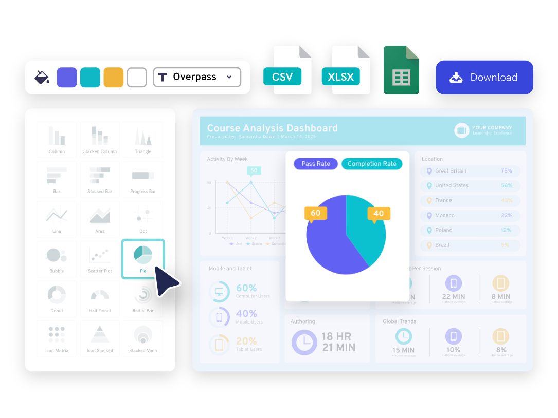 free online editor to create pie chart