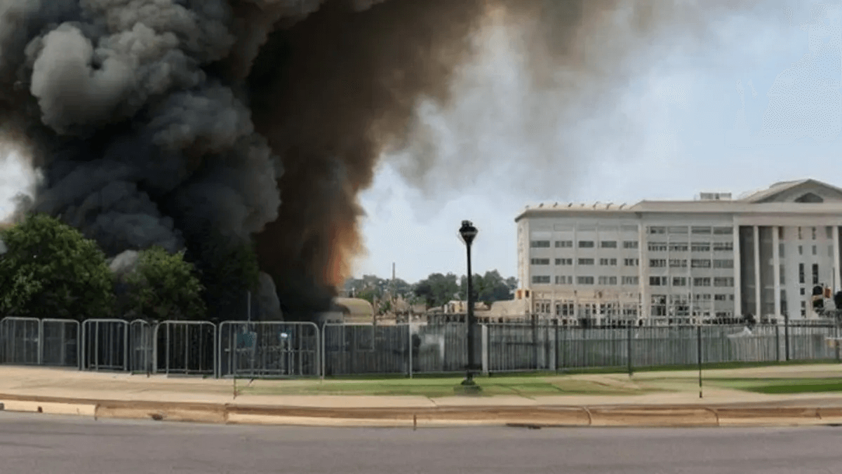 imagen falsa de la explosión del pentágono