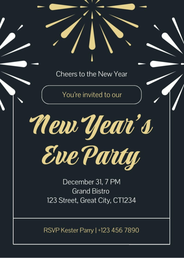 New Year’s Eve Invitation