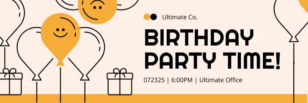 Birthday Newsletter Email Banner