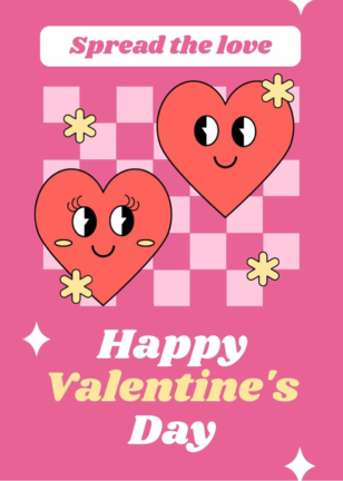 Retro Valentine’s Card