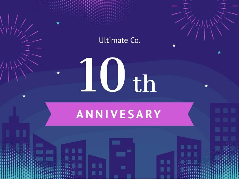 Modern Company Anniversary Banner