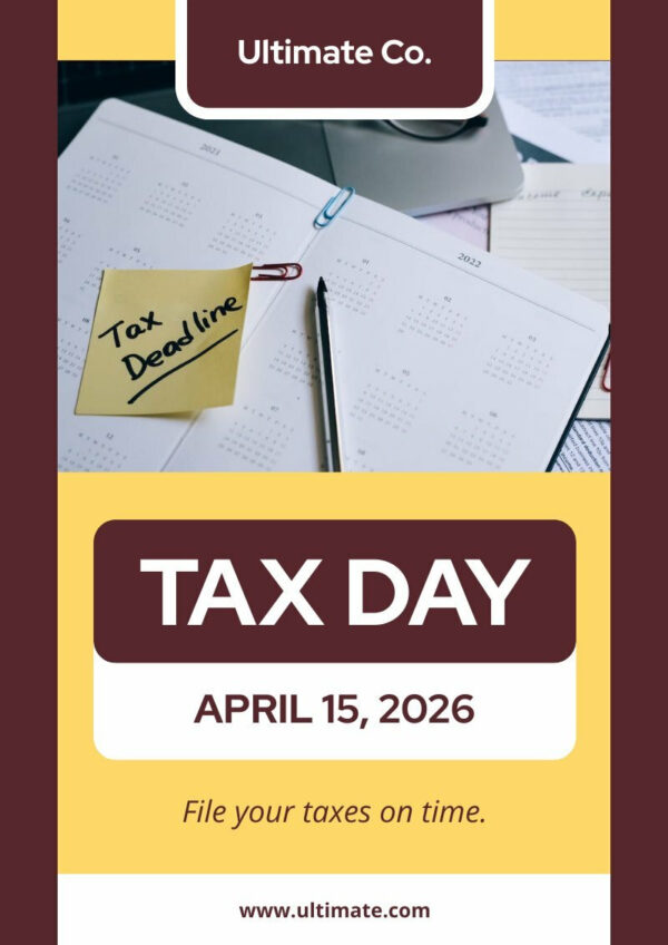 Last Day to Do Taxes Poster