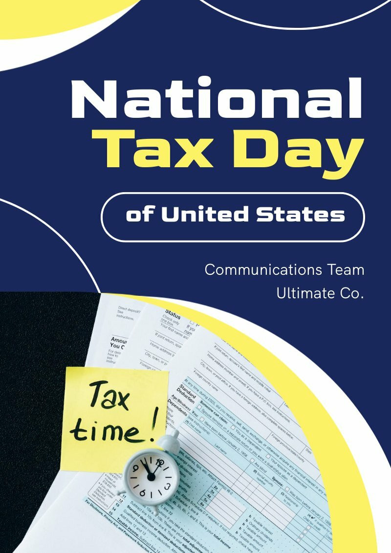 Tax Day Poster