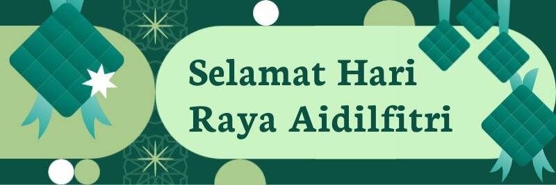 Selamat Hari Raya Aidilfitri Email Banner