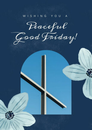 Decorative Good Friday Poster