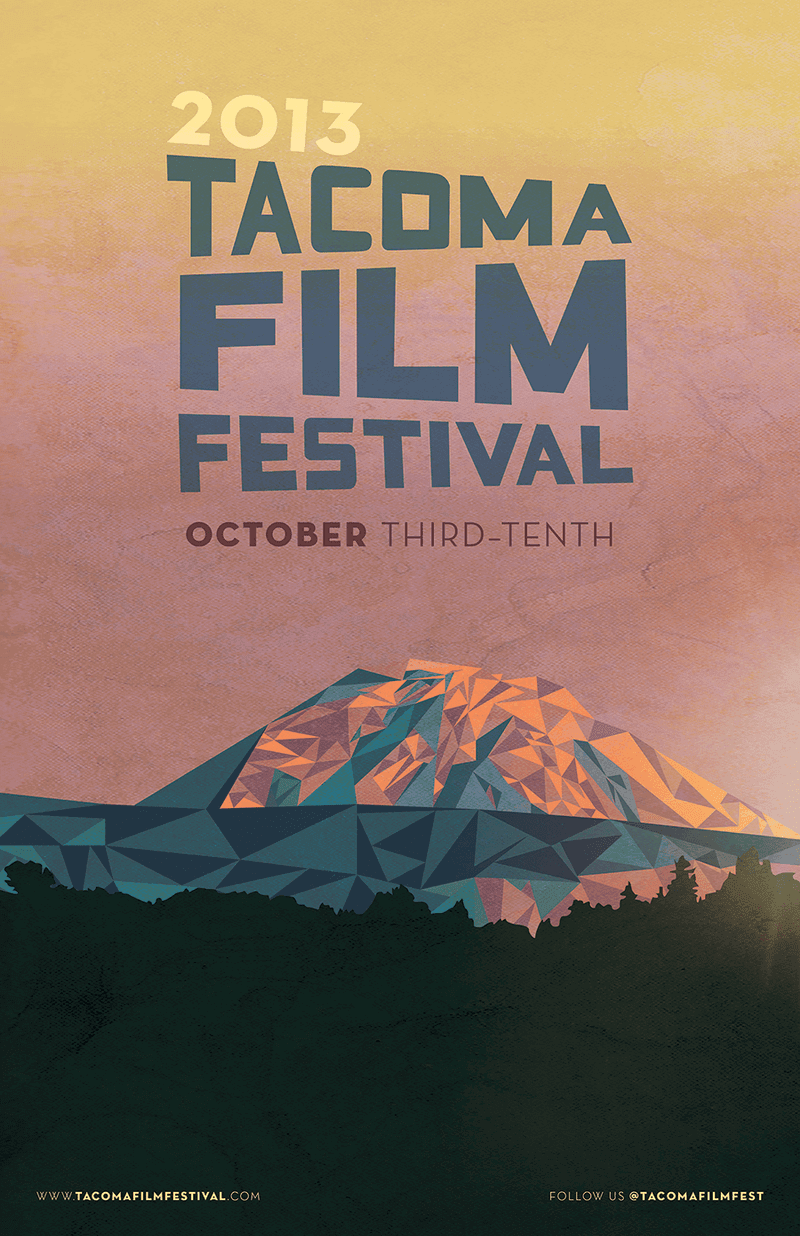 example of a flyer promoting a film festival in tacoma