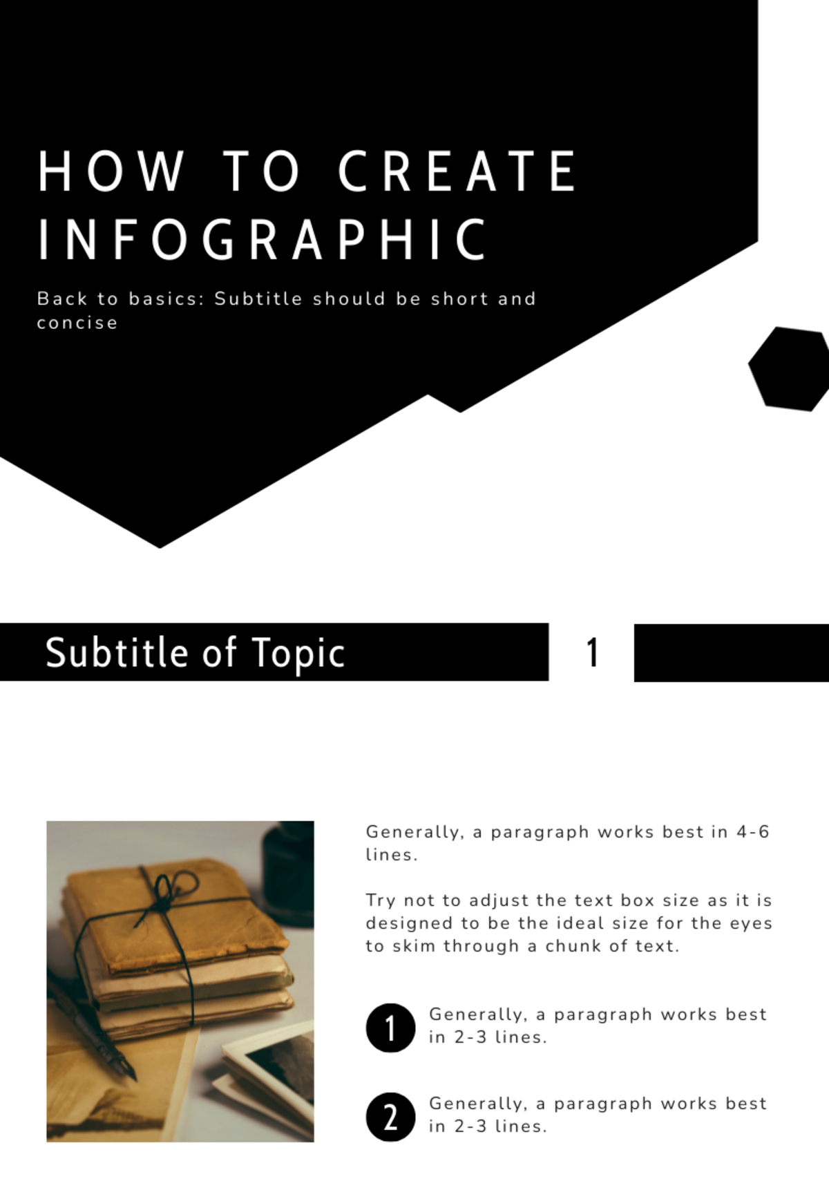 example of report on how to create an infographic